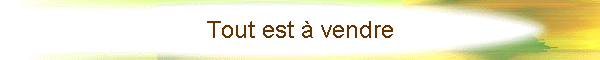 Tout est � vendre
